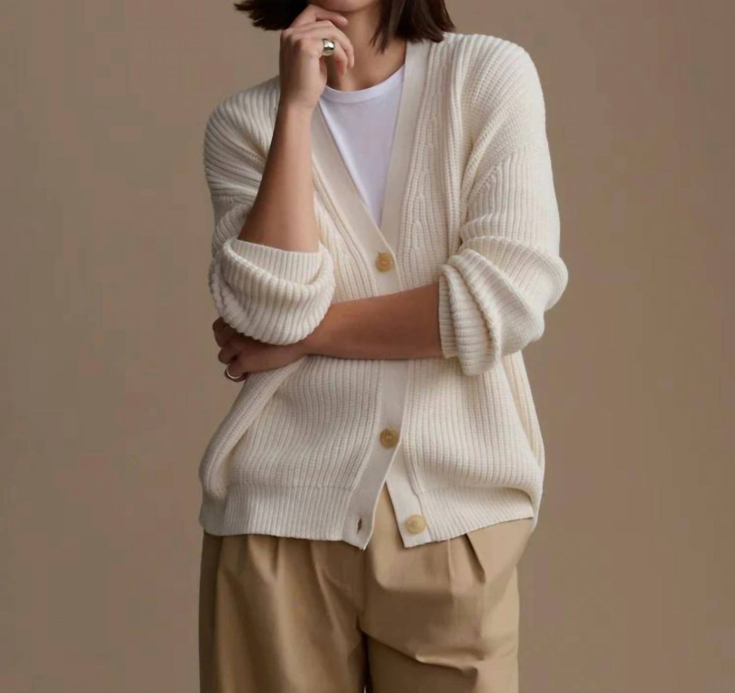Cotton Cocoon Cardigan