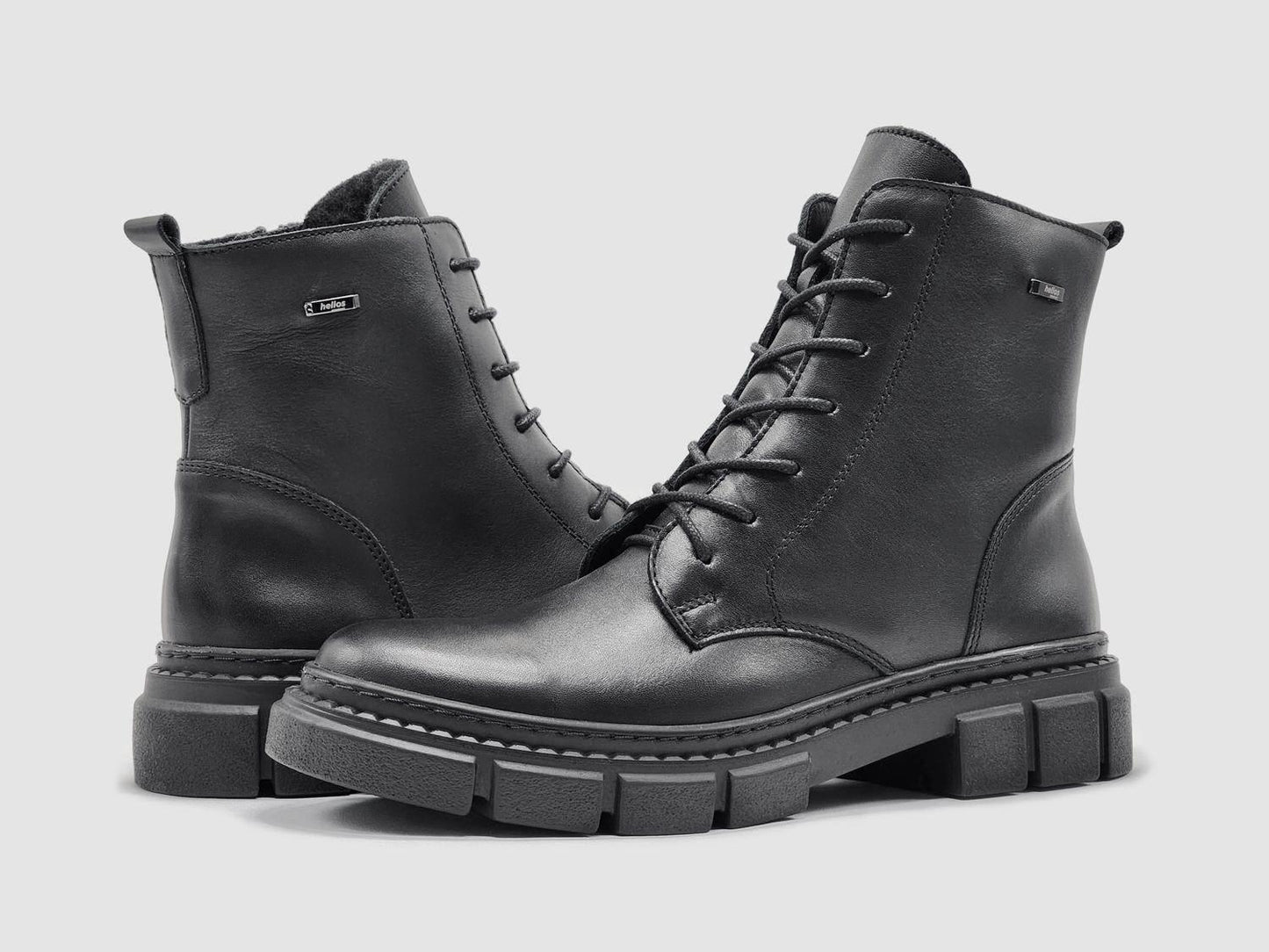 Helios - Women's Hebe Fur-lined Zip-up Leather Boots - Rack Hunt