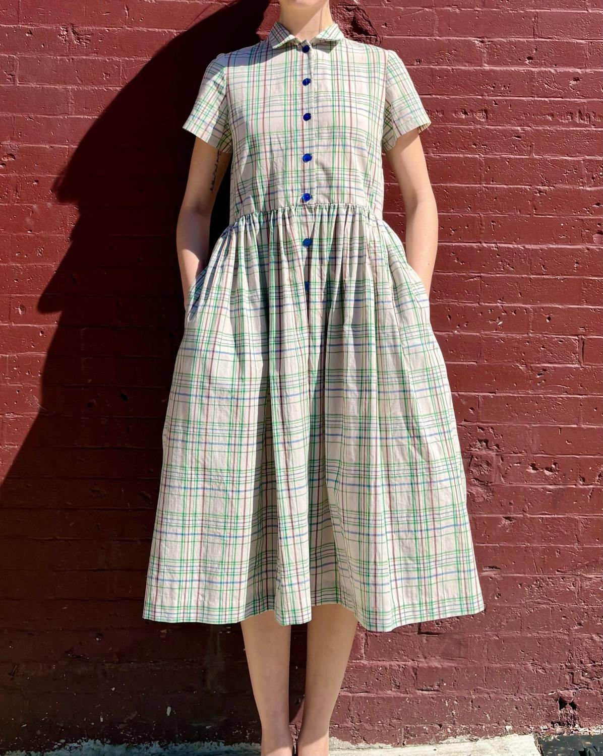 Rose Velvet - Hope Cotton Plaid Dress - Rack Hunt