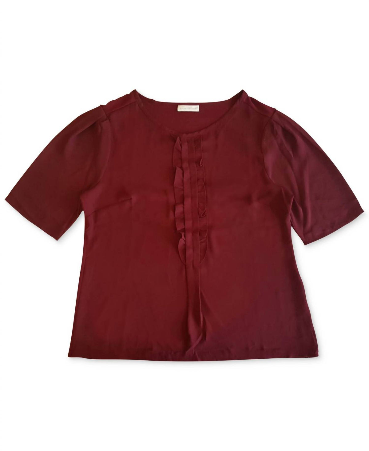 Women's Short Sleeve Ruffle Top
