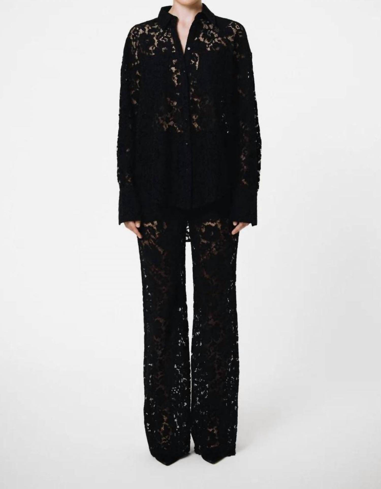 Sans Faff - London Lace Oversized Dress Shirt - Rack Hunt