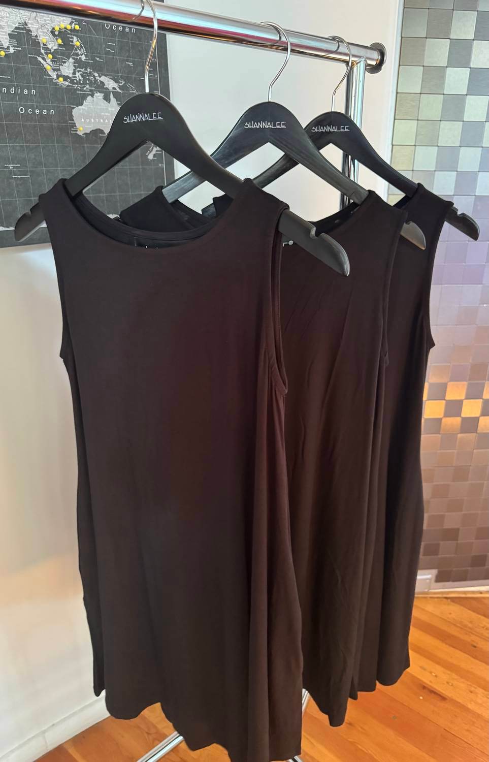 SHANNALEE - A-LINE BAMBOO DRESS/NIGHTIE/VACAY COVERUP - Rack Hunt -