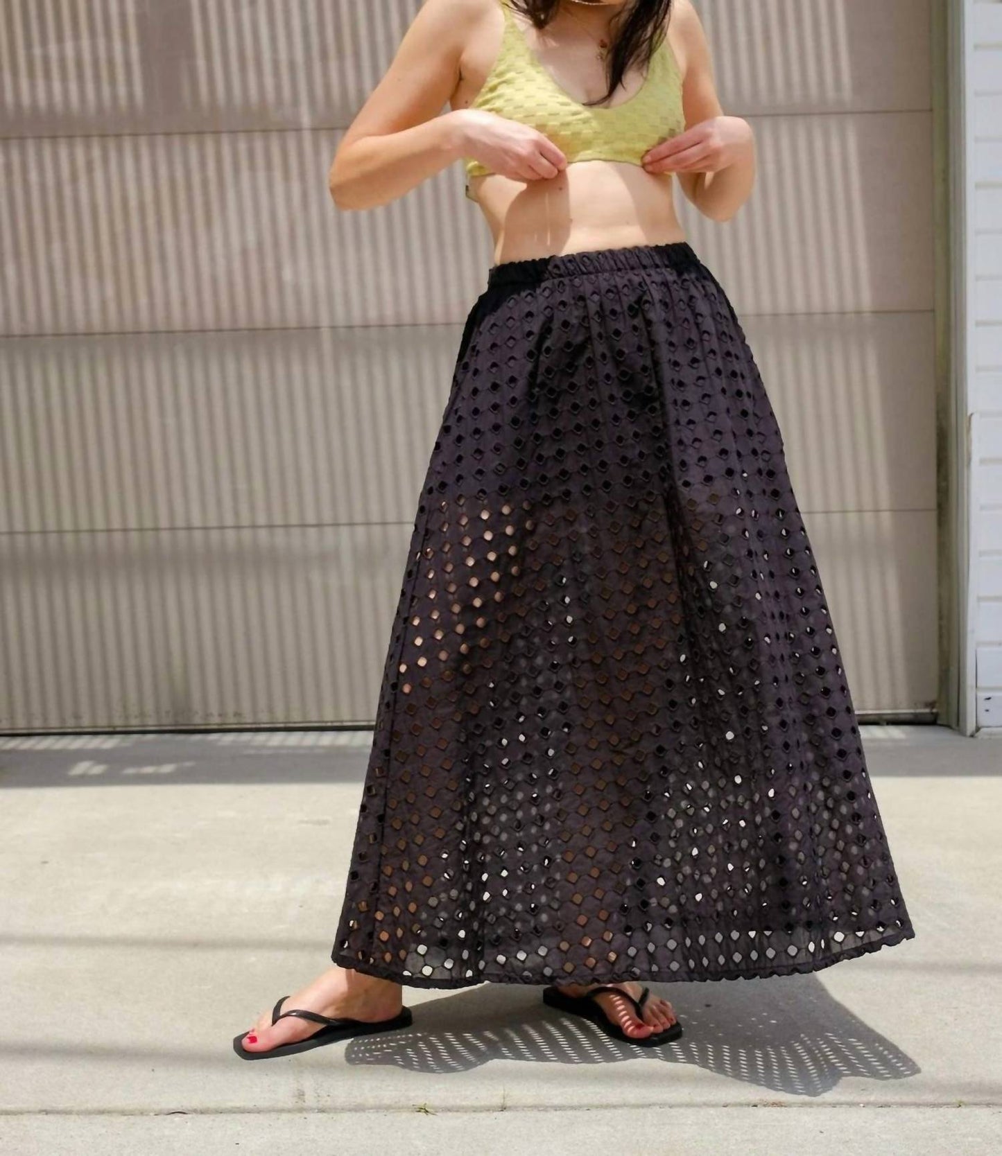 Olga Eyelet Skirt
