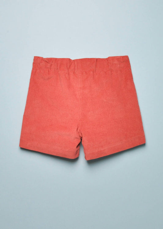 Girls Corduroy Button Shorts