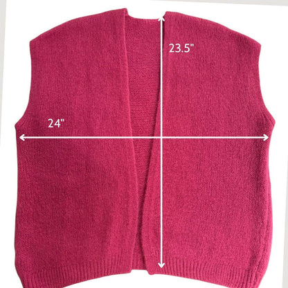 Cocco Bello - Kid Mohair Sleeveless Cardigan - Rack Hunt