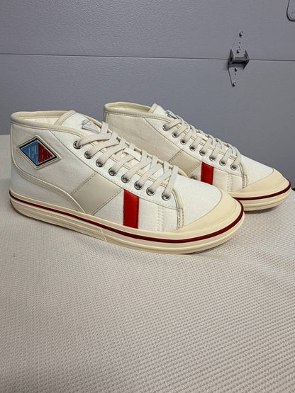 Women's Retro Mid-top Platform Lace Up Sneakers