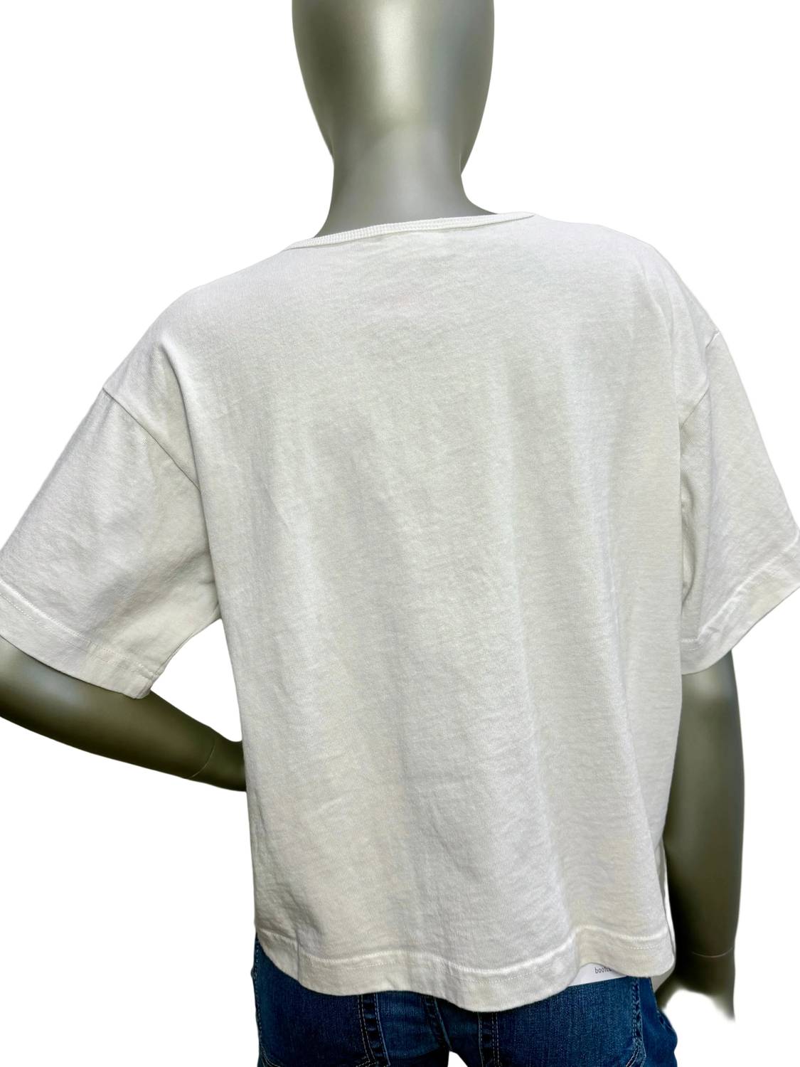Crew Neck Short Sleeve Crop Tee