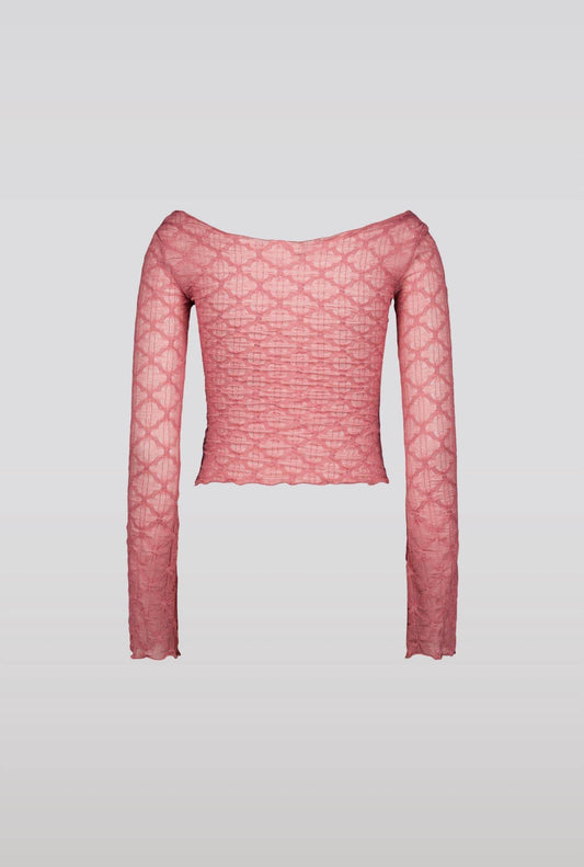 SAEMDI - Women's Crinkled Jersey Top - Rack Hunt -