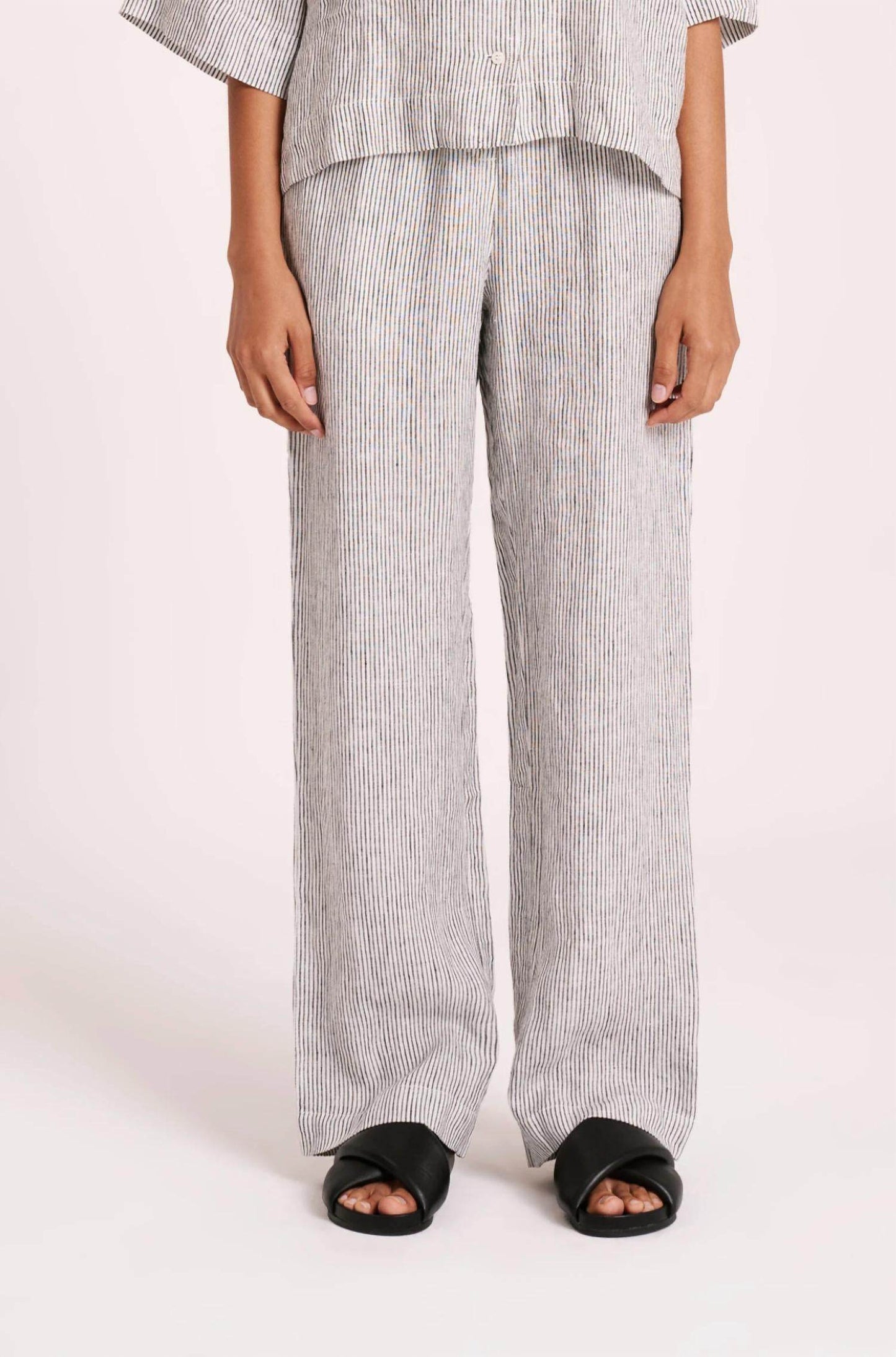 Nude Lucy - Women's Lounge Stripe Linen Pant - Rack Hunt