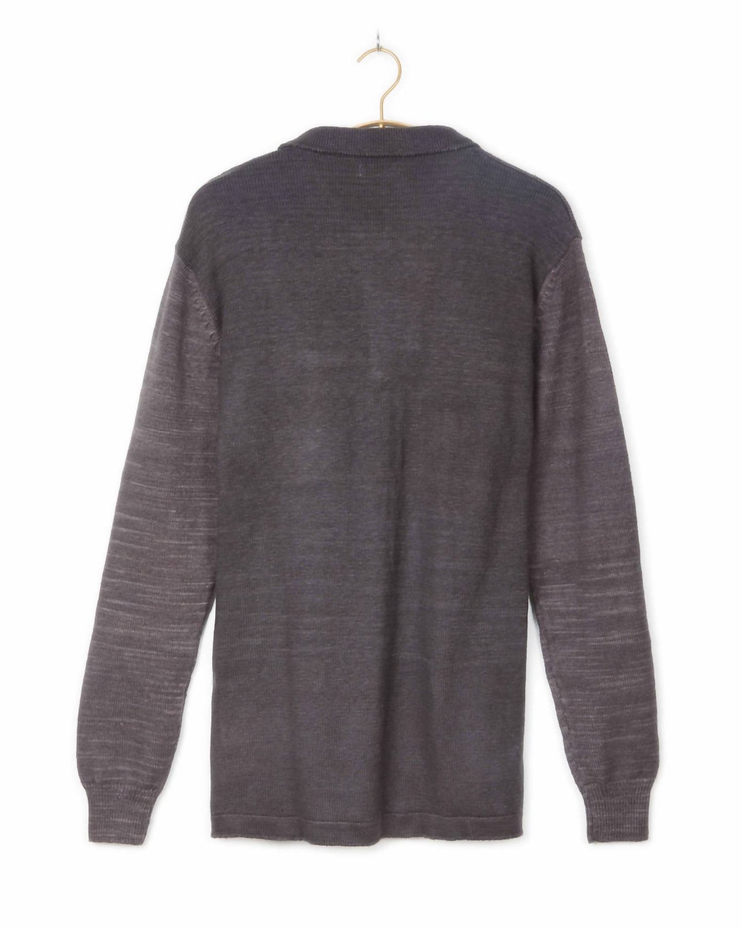Men's Madhur Johnny Collar Flat Knit Sweater