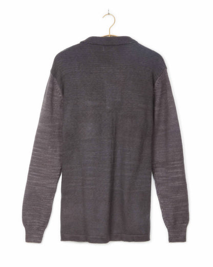 Men's Madhur Johnny Collar Flat Knit Sweater