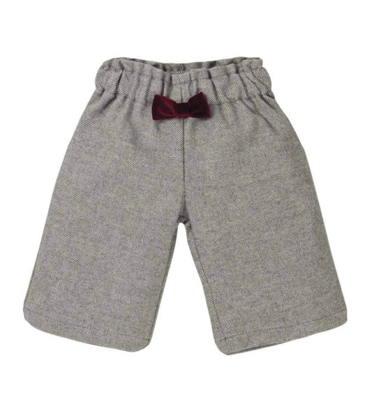 EMC - Girl's Flannel Bow Culottes Pants - Rack Hunt -