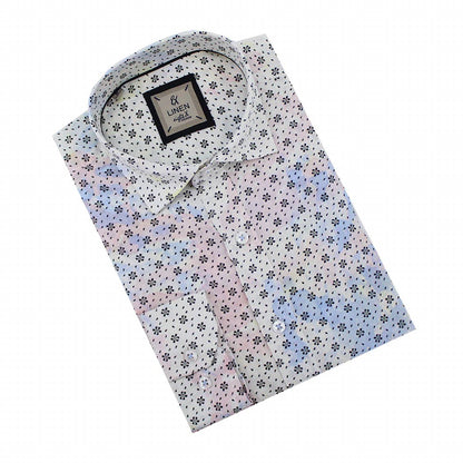 Floral Print Linen Shirt