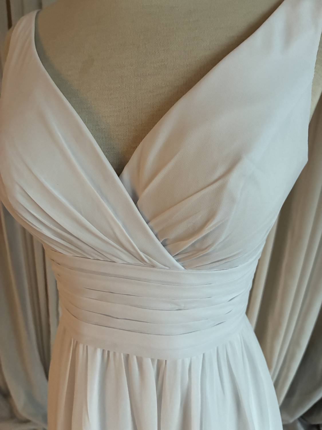 Women's V-Neck Chiffon A-Line Dress