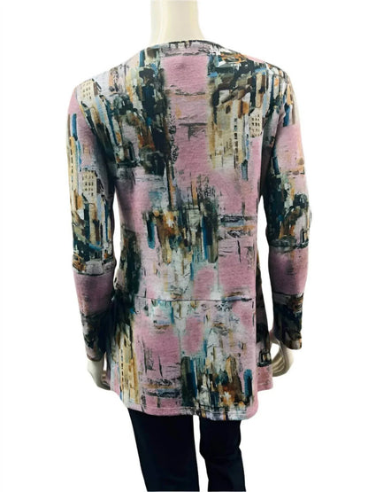 Variations - Women's Impressionistic Cityscape Top - Rack Hunt