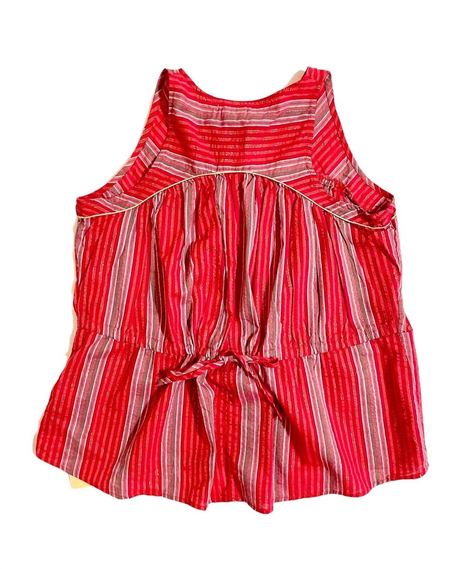 4our Dreamers - Striped Boho Peasant Top - Rack Hunt