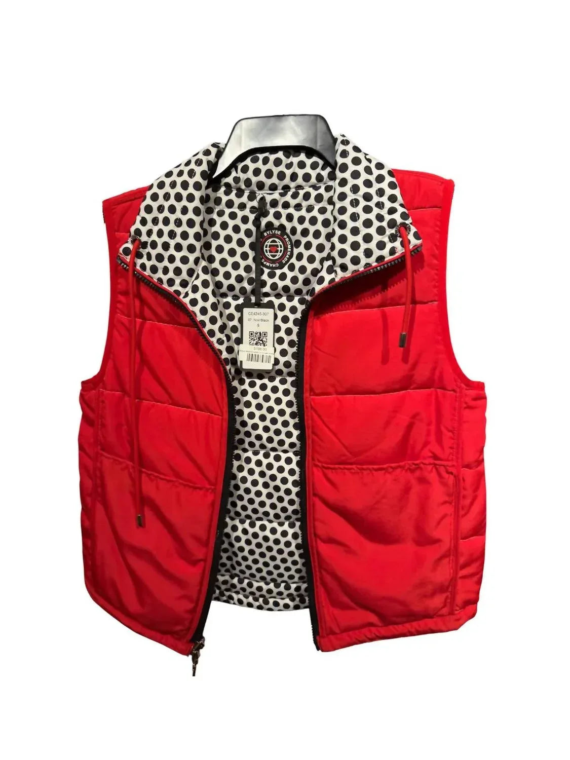 BYLYSE - Women's Dot To Solid Reversible Vest - Rack Hunt
