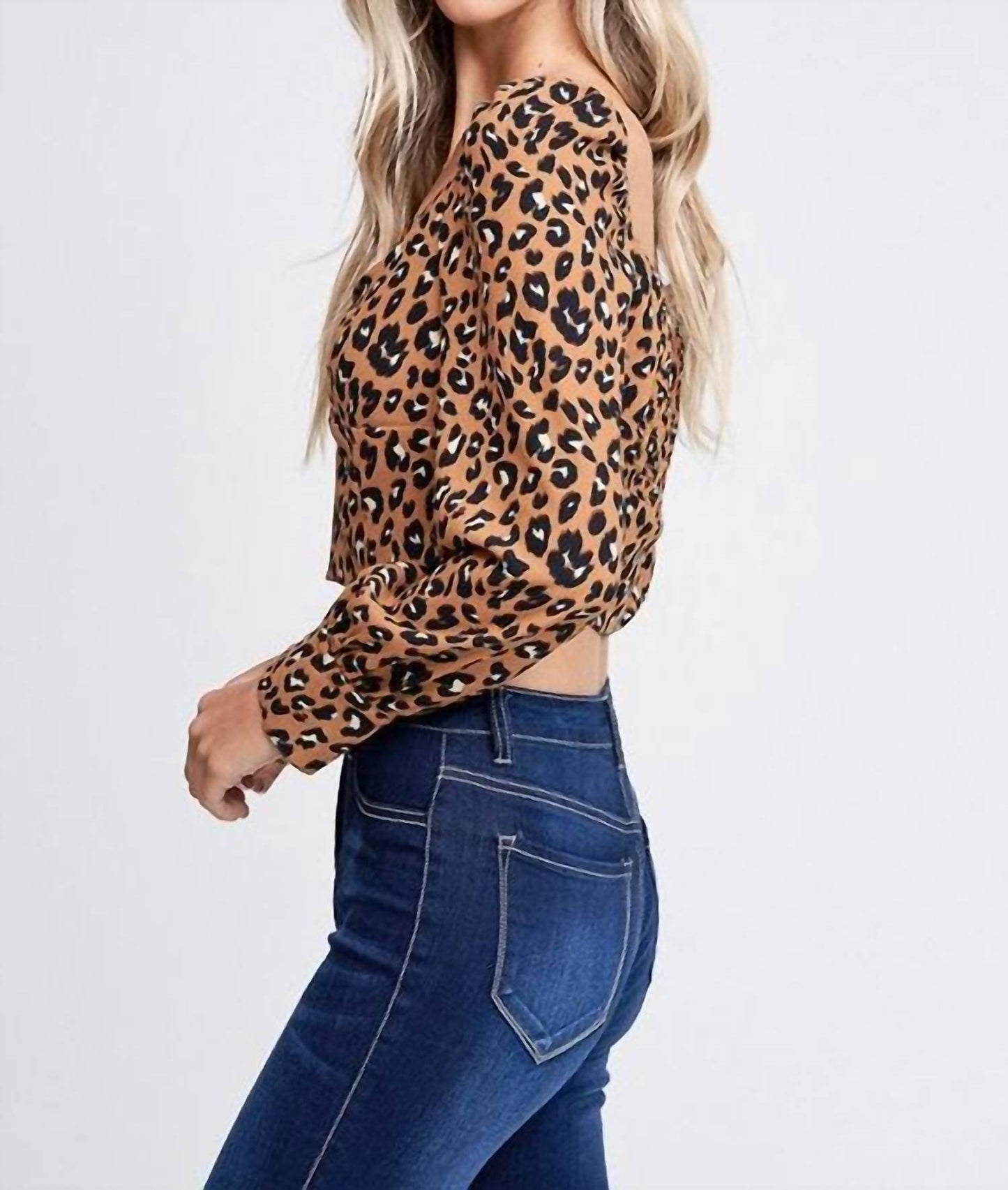 Ruby Lane Boutique - Jacqueline Leopard Crop Top - Rack Hunt
