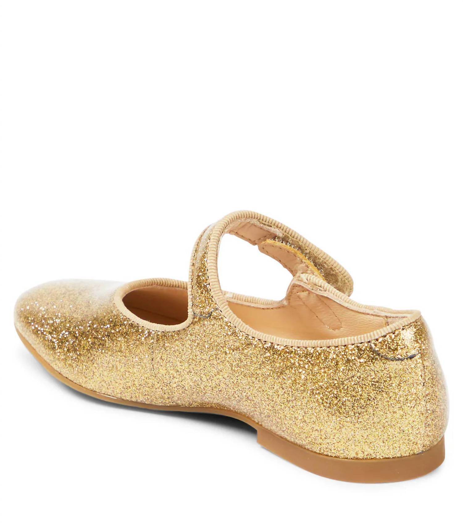 Pom d'Api - Girl's Daisy Glitter Lisse Mary Jane Shoe - Rack Hunt -