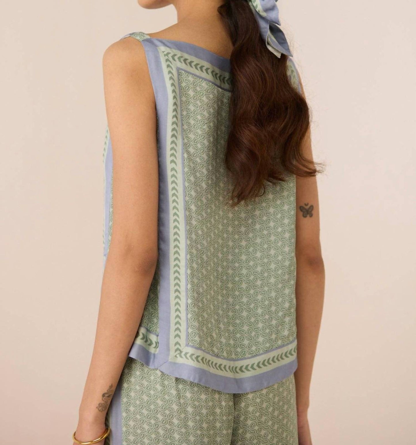 Handkerchief Print Top