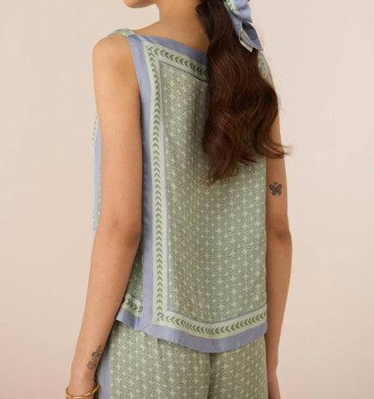Handkerchief Print Top