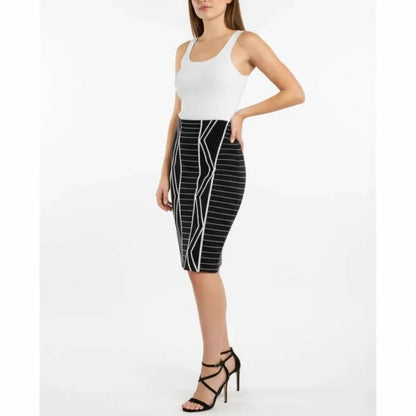 Print Bandage Mini Skirt