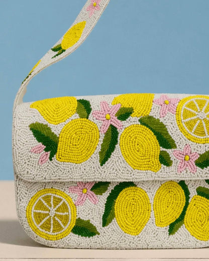 Women's Beaded Shoulder Bag