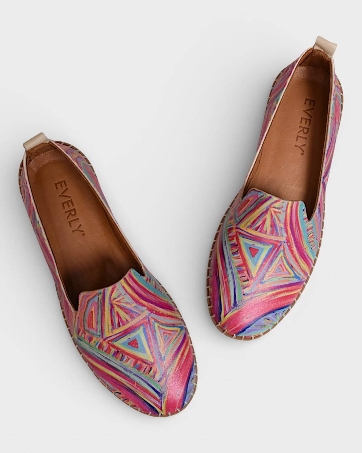 Women's Frida Kaleidoscope Multi Leather Flats