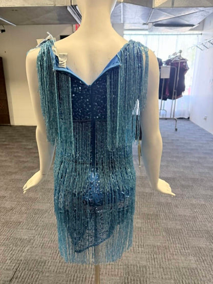 Women's Sleeveless V Neck Dress