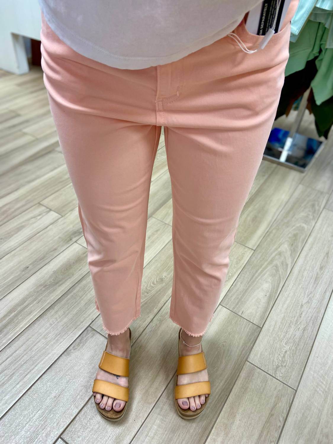 GG Jeans - Crop Fringe Jeans - Rack Hunt -