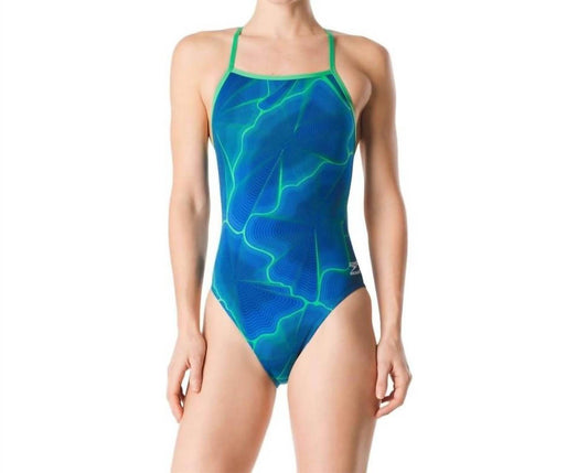 Speedo - Static Crossback Swimsuit - Rack Hunt -