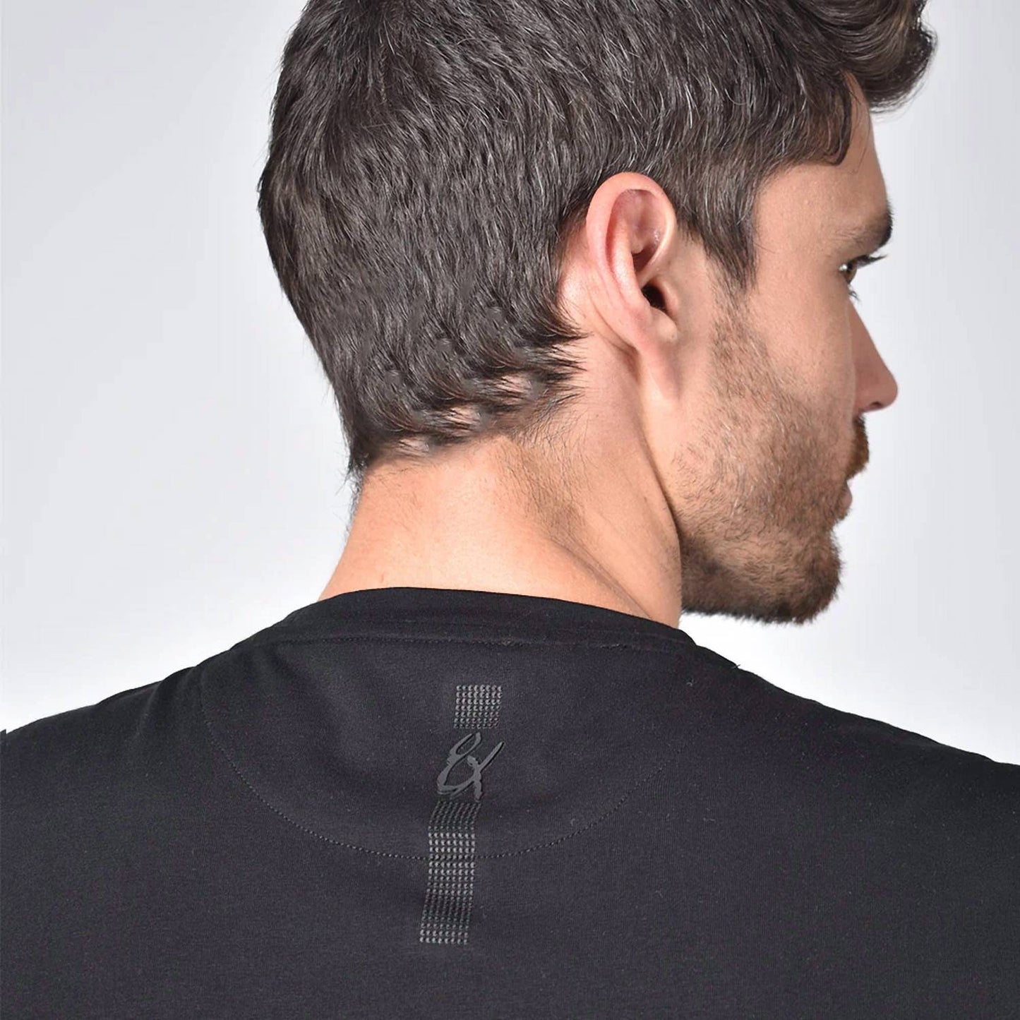 Crew Neck With Silicone Logo T-Shirt
