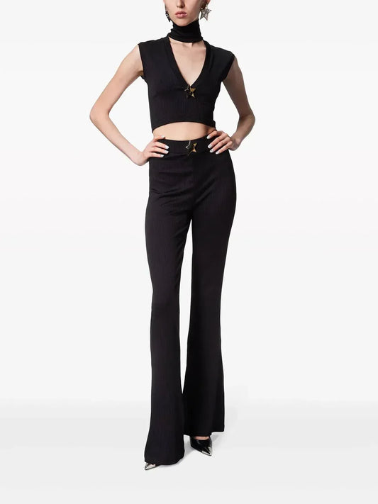 AREA - Star Stud Flare Pants - Rack Hunt