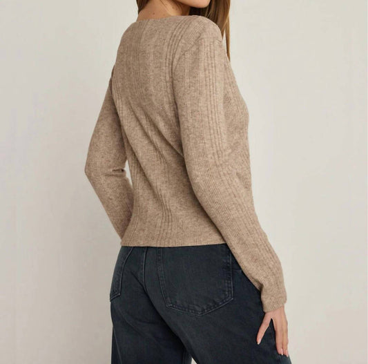 Alexis Rib Long Sleeve Cardigan