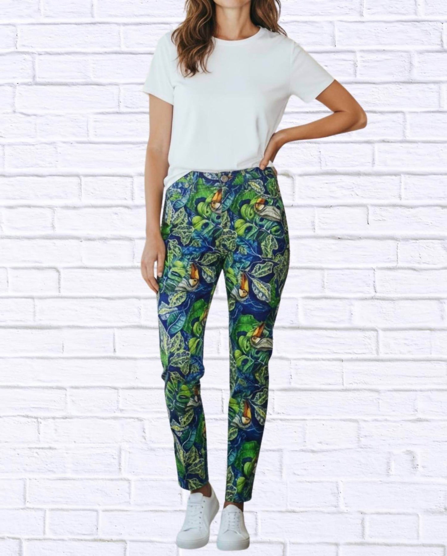 Diva USA - Tropical Toucan Print Pants - Rack Hunt -