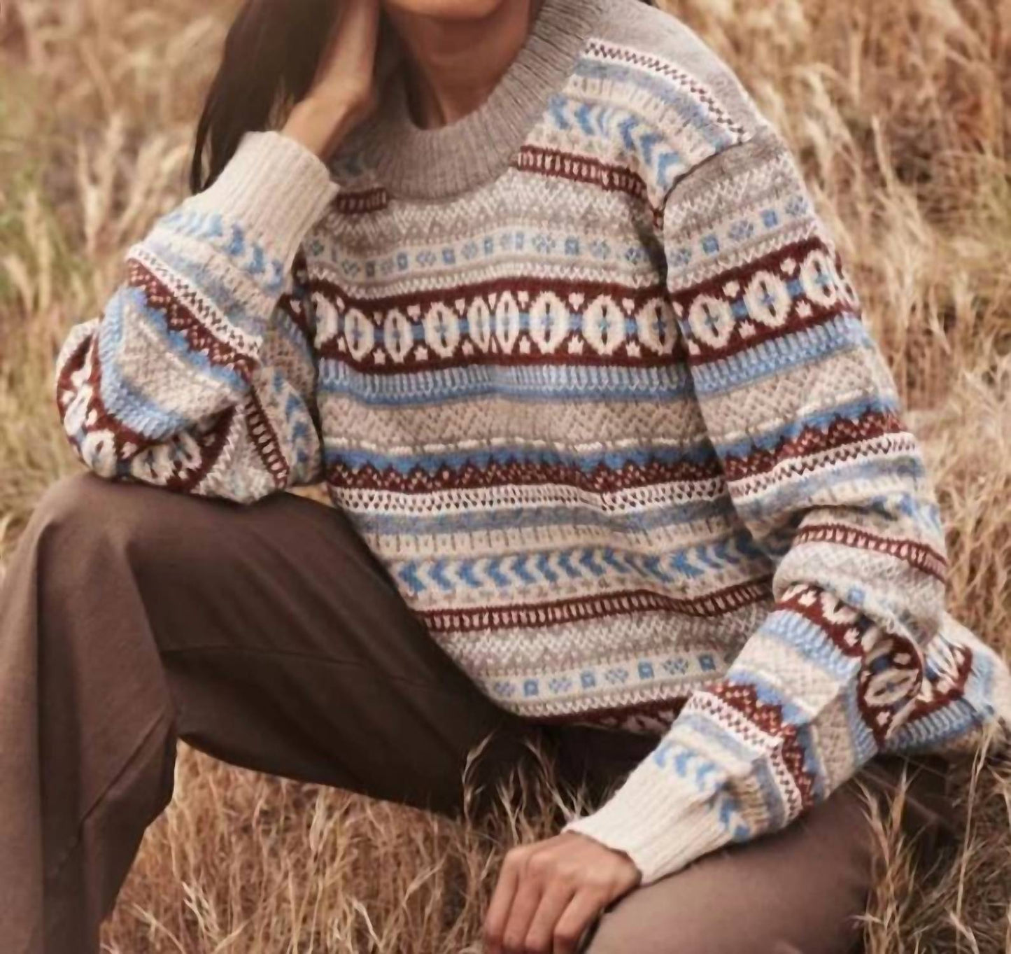 Alpaca Crewneck Sweater