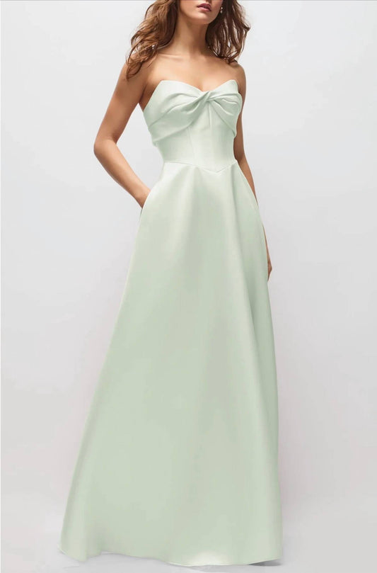 Antoinette Strapless Mikado Gown