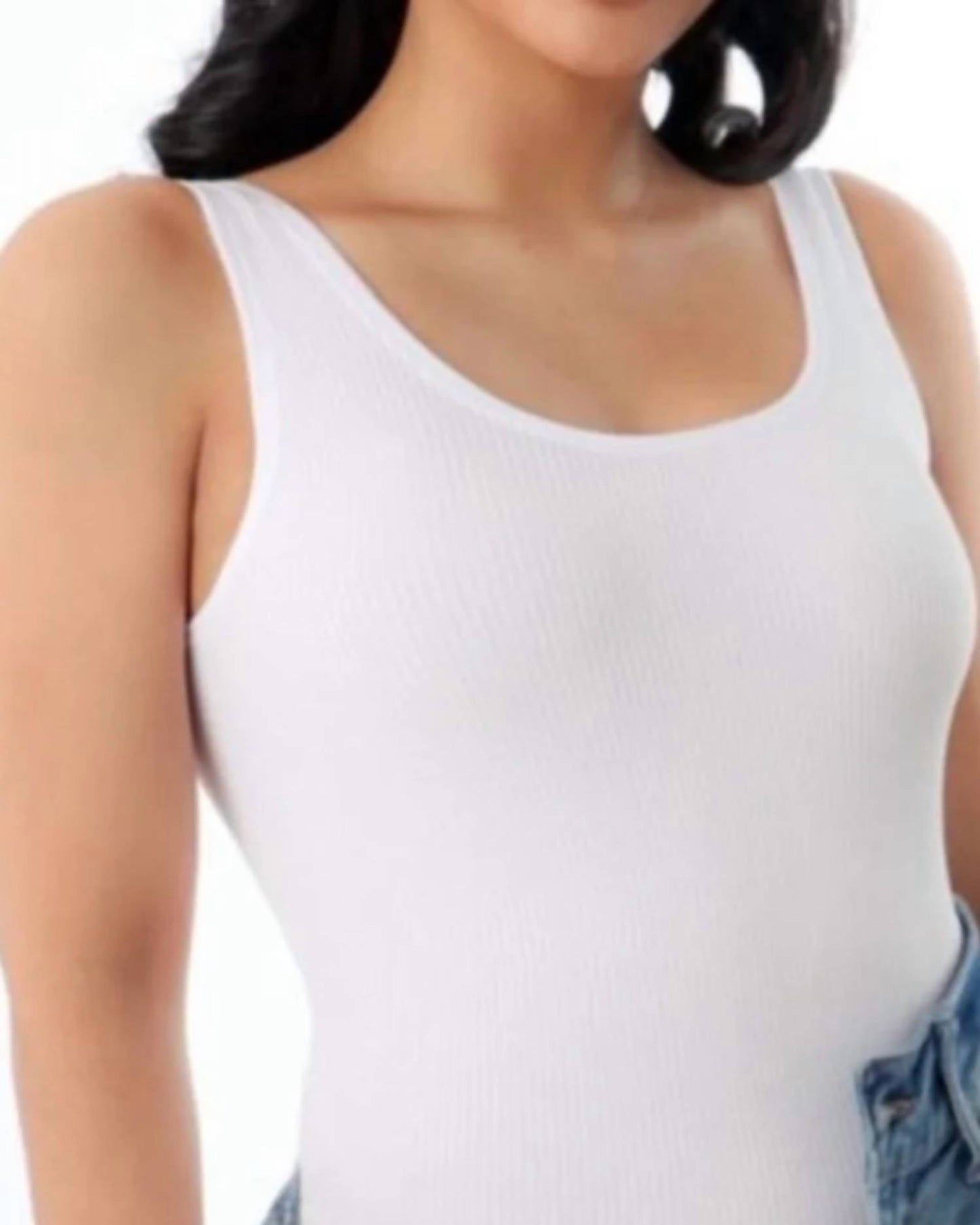 Stretchy Ribbed Bodysuit
