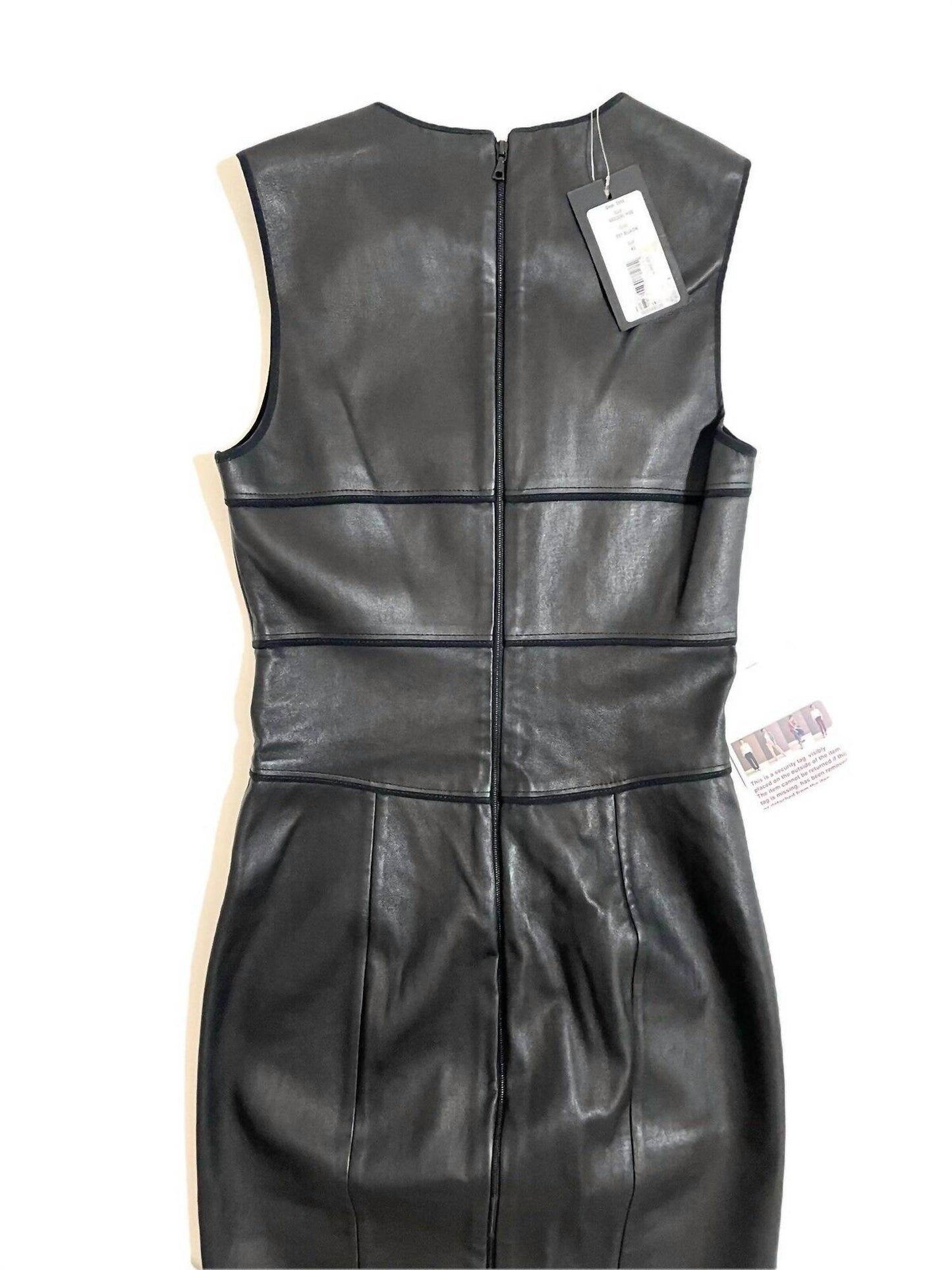 Narciso Rodriguez - Lambskin Leather Pencil Bodycon Midi Dress - Rack Hunt