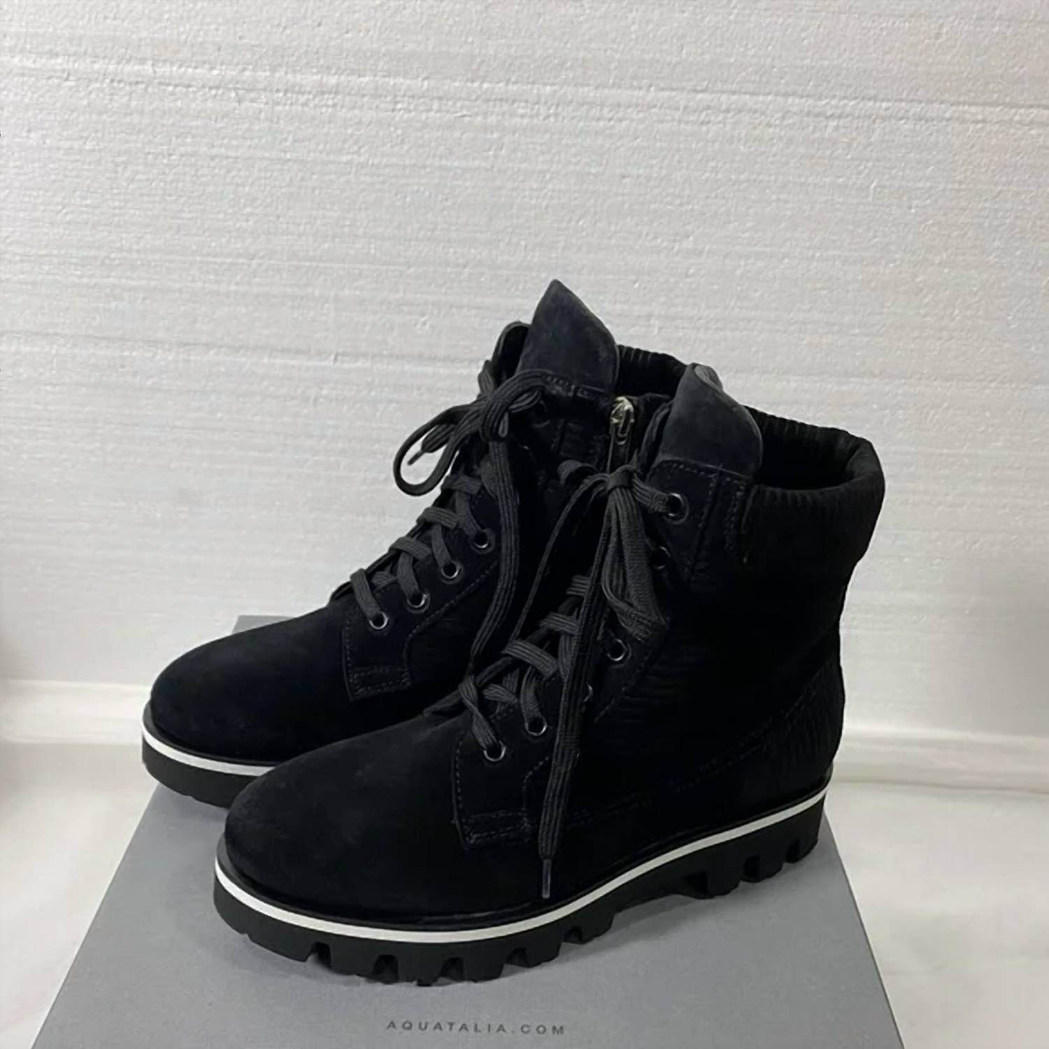 AQUATALIA - Myla Corduroy Suede Boots - Rack Hunt -