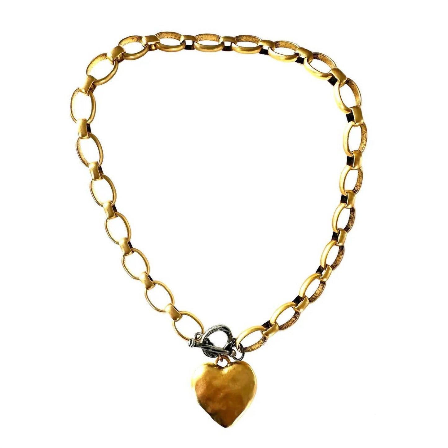 CV Designs - Women's Sweetheart Puffy Heart Necklace - Rack Hunt -