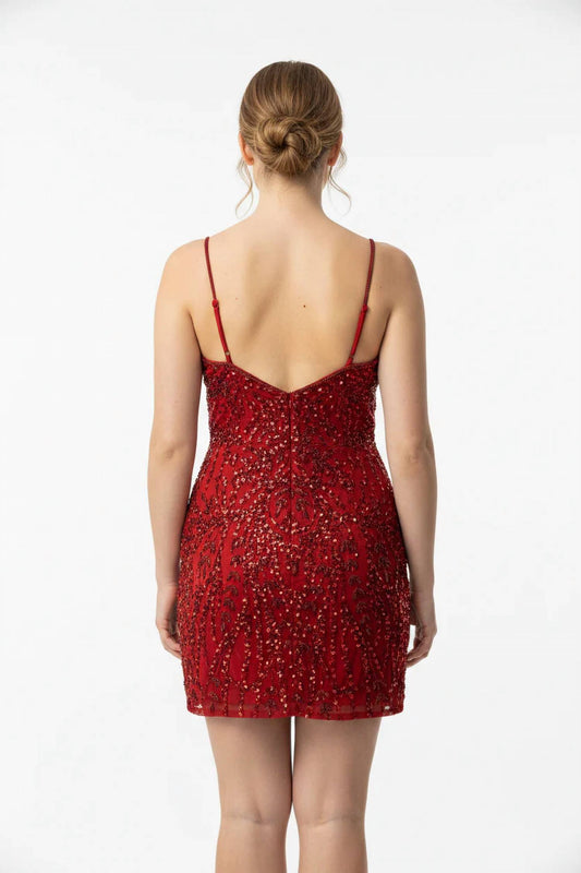 Radiance Sequin Cocktail Mini Dress