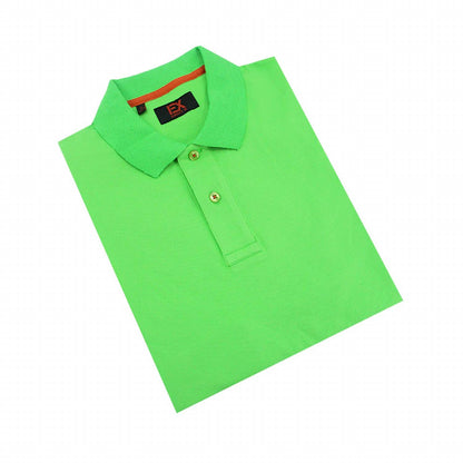 Double Sided Multi Colored Paisley Print Collar Polo
