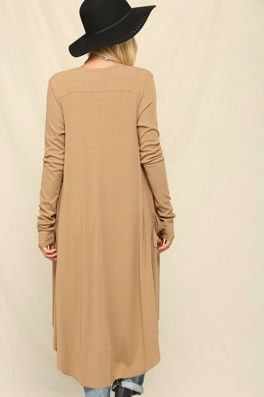 Lightweight Button Up Duster