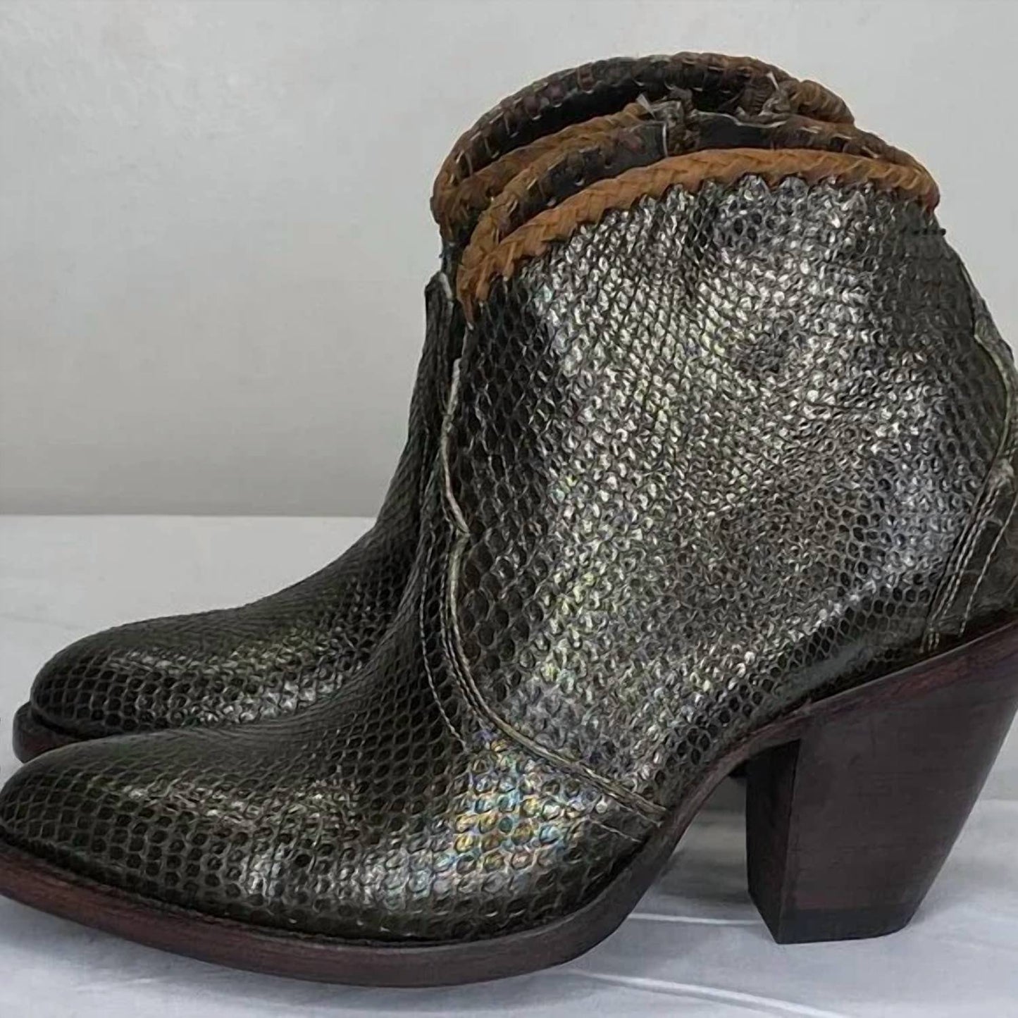 Women's Kyra Exotic High Heel Ankle Boots