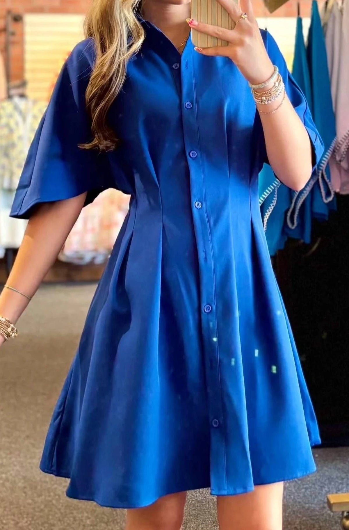 Megan Synched Waist Dress