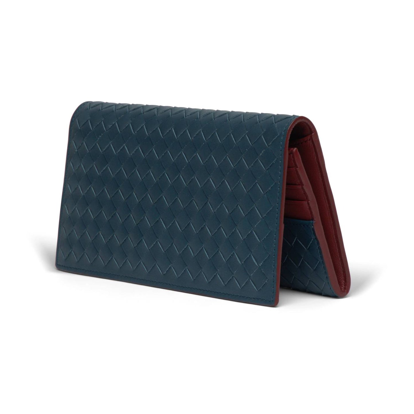 Women's Intrecciato Long Leather Wallet
