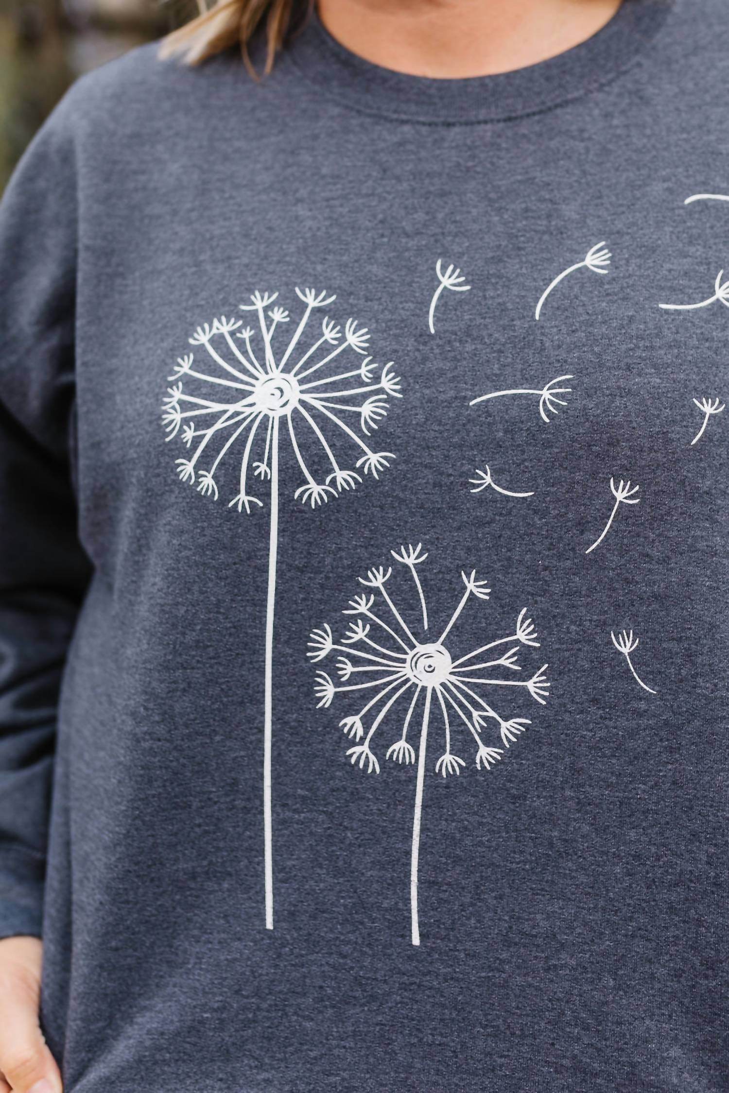 Wildberry Waves - Make A Wish Graphic Long Sleeve Sweatshirt - Rack Hunt
