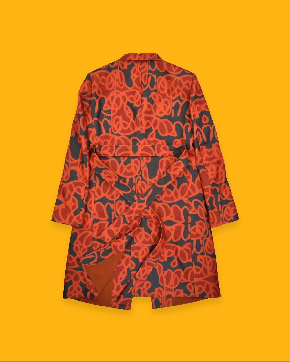 The Athletic Side Of Us - Oraise Print Long Coat - Rack Hunt