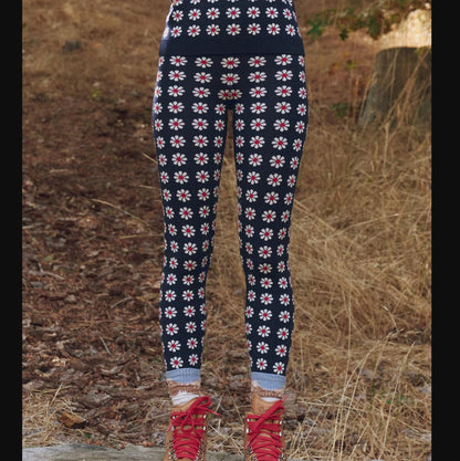 Merino Floral Print Legging